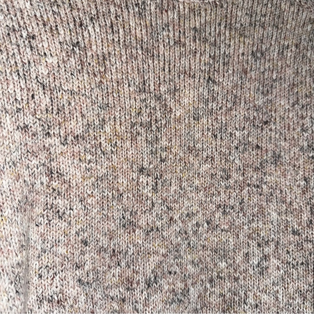 Time and Tru Women's Cable Knit Sweater - Light Pink Beige - Picture 9 of 9